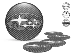 Subaru Marchio Decalcomania Ruota Adesivo Silicone Cupola